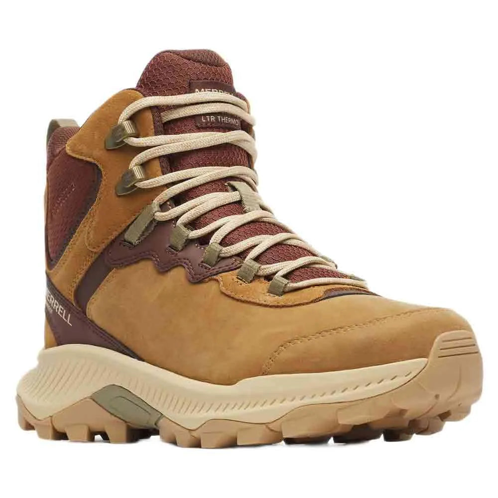 Merrell Women's Speed Strike 2 Leather Thermo Mid Waterproof Boot in Cabin