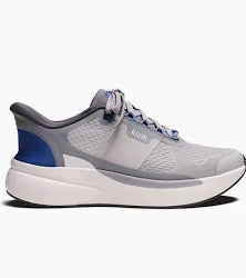 Kizik Men's Freedom Run Sneaker in Alloy/Blue