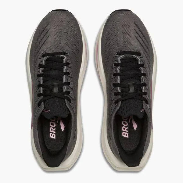 Brooks Women's Glycerin Max 2 Sneaker in Grey/Coconut/Metallic