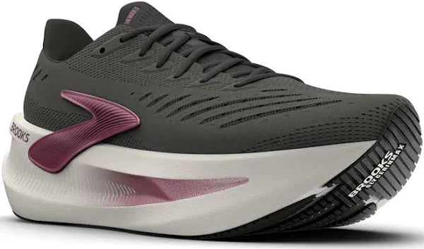 Brooks Women's Glycerin Max 2 Sneaker in Grey/Coconut/Metallic