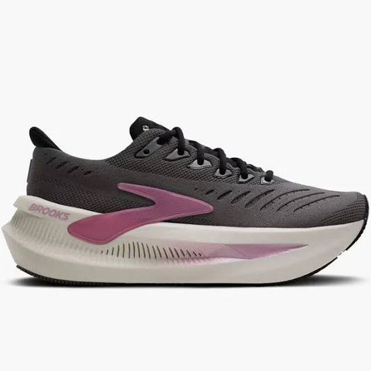 Brooks Women's Glycerin Max 2 Sneaker in Grey/Coconut/Metallic