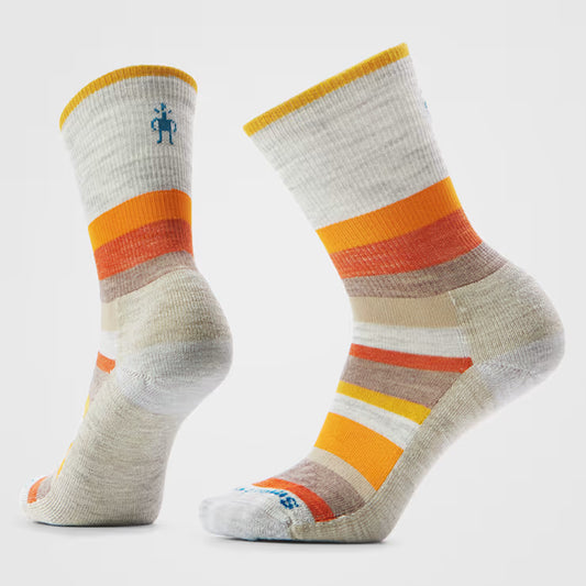 Smartwool Everyday Multi-Stripe Light Cushion Crew Socks in Ash
