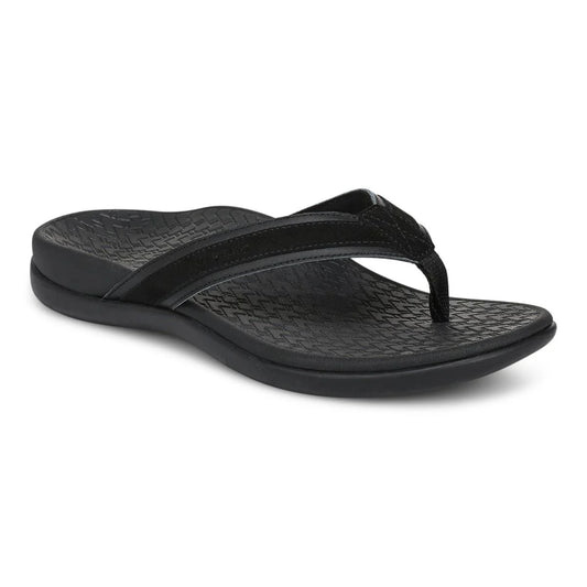 Vionic Women's Tide 2.0 Toe Post Flip Sandal in Black