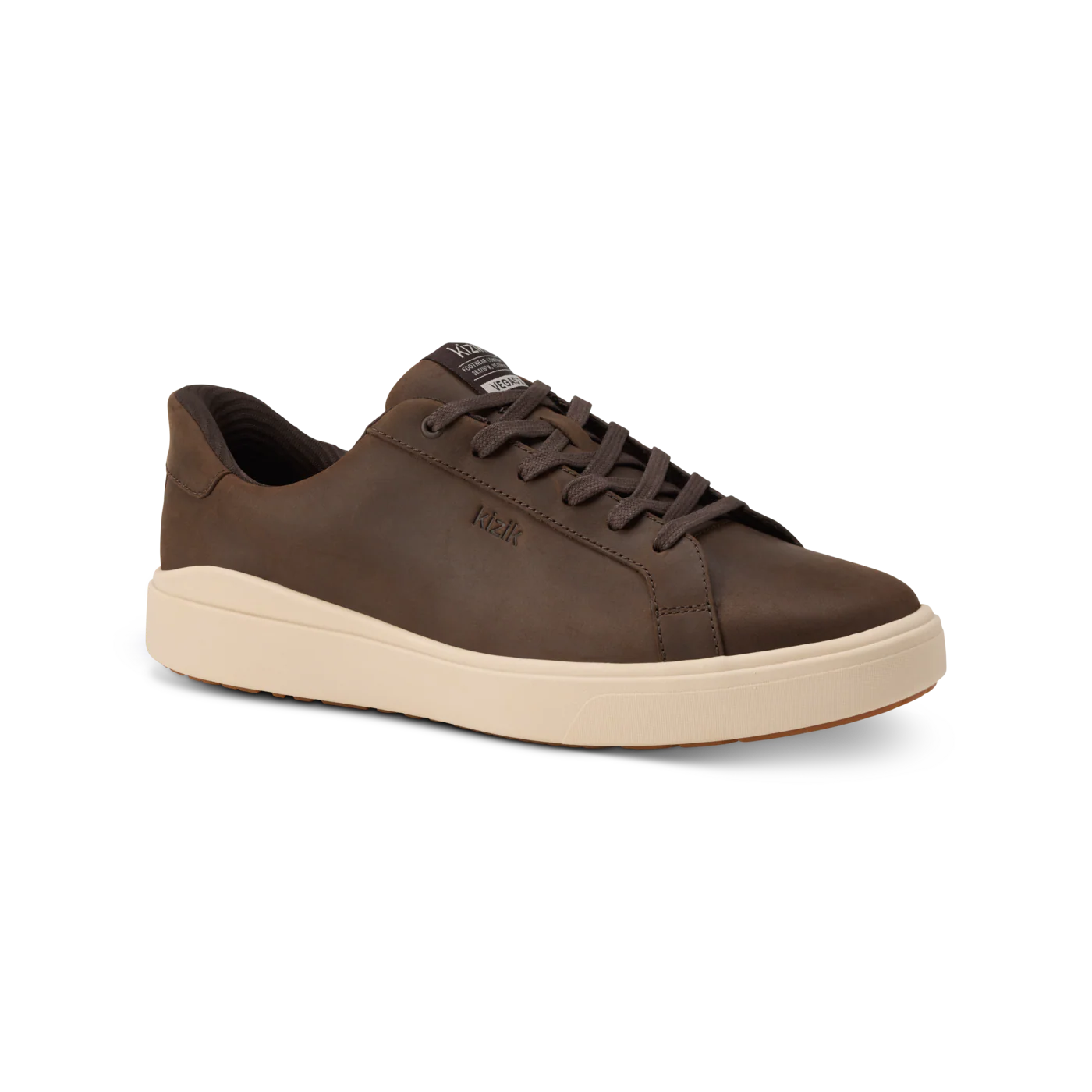 Kizik Men's Vegas 2 Sneaker in Mole/Whitecap Gray