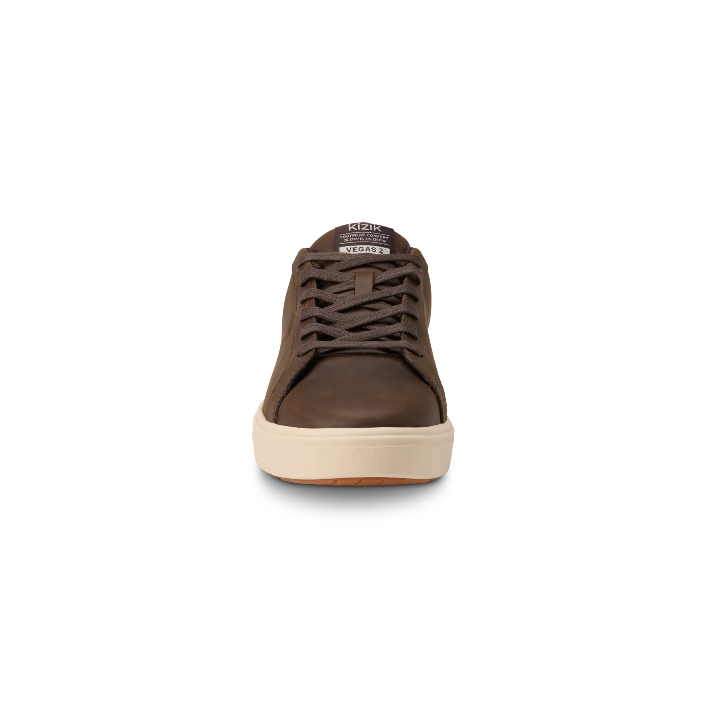 Kizik Men's Vegas 2 Sneaker in Mole/Whitecap Gray