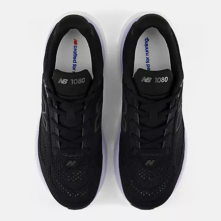 New Balance Women's 1080v15 Sneaker in Black with Smoked Violet