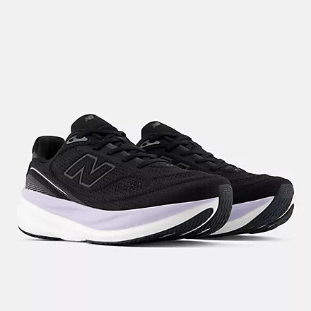 New Balance Women's 1080v15 Sneaker in Black with Smoked Violet