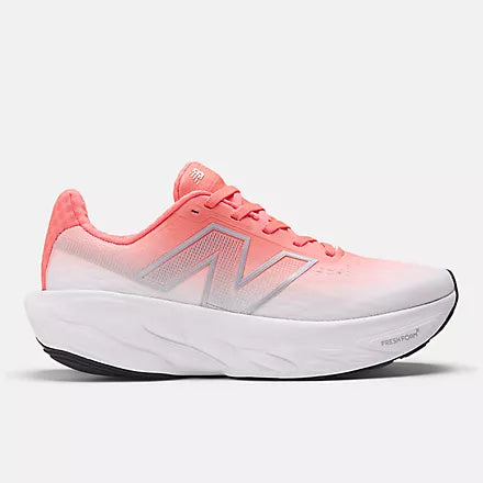 New Balance Women's Fresh Foam X 1080v14 Sneaker in Urgent Red with Silver Metallic and Light Silver Metallic