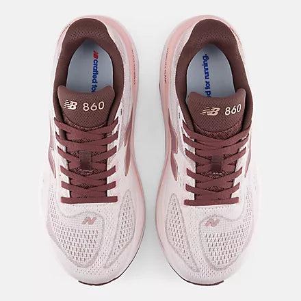 New Balance Women's Fresh Foam X 860v15 Sneaker in Pink Salt with Pebble