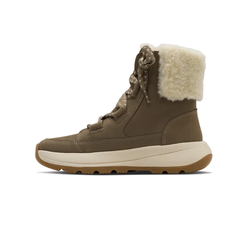 Kizik Women's Juno 2 Lace Waterproof Boot in Shitake/Fog