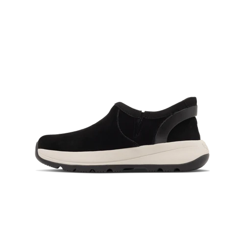 Kizik Women's Juno 2 Slip On Moc in Black/Fog