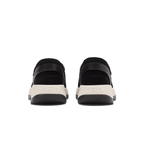 Kizik Women's Juno 2 Slip On Moc in Black/Fog
