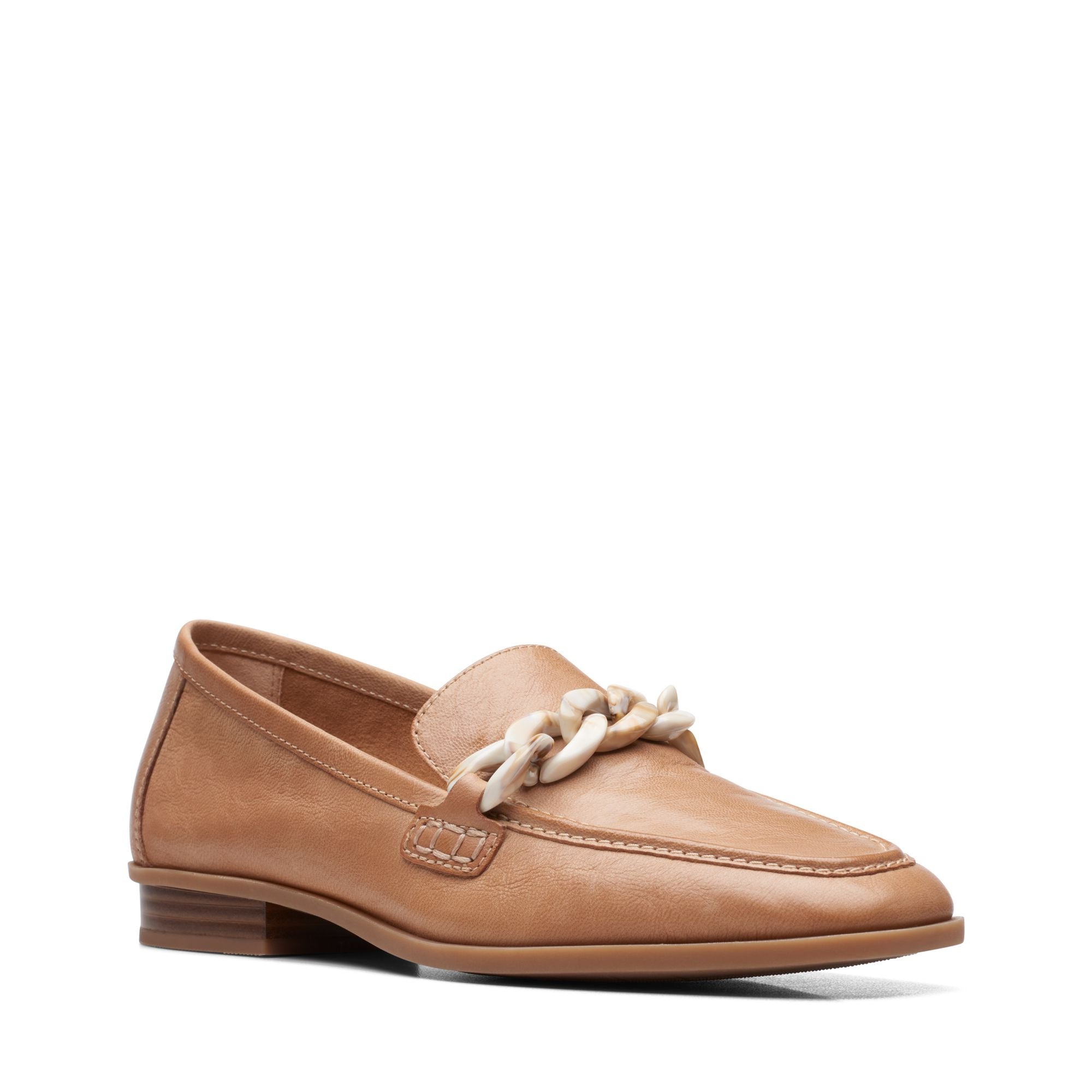 Clarks Women's Sarafyna Iris Loafer (Nougat Tan)