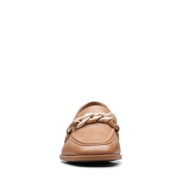 Clarks Women's Sarafyna Iris Loafer (Nougat Tan)