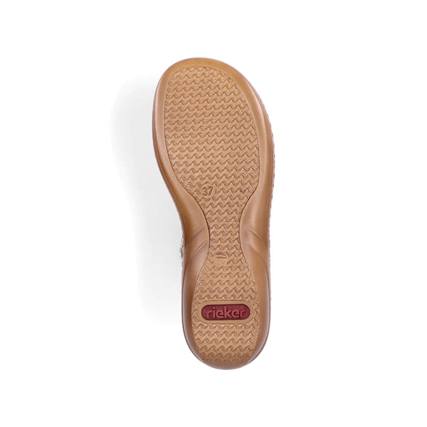 Rieker Women's Regina 21 Slide Sandal (Brown Multi)