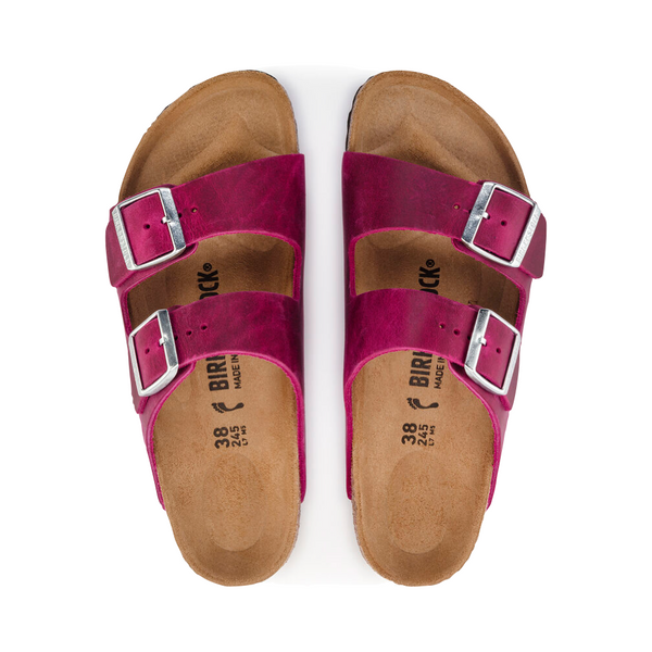 Birkenstock Women's Arizona Leather Sandal (Festival Fuchsia)
