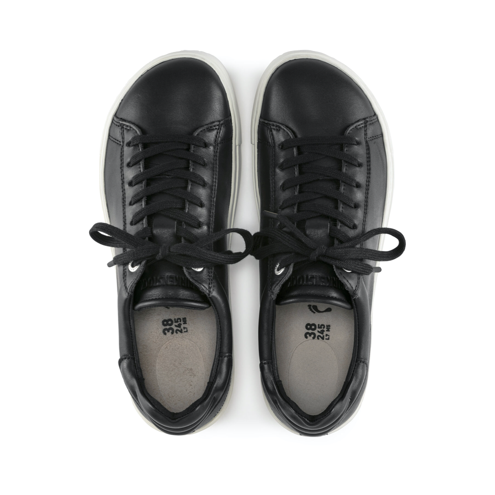 Top-down view of Birkenstock Bend Leather Lace Sneaker for women.