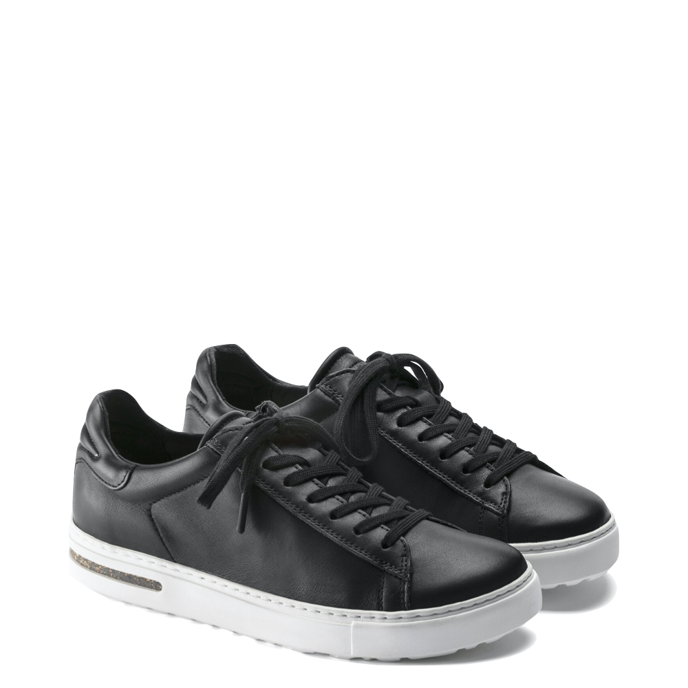Mudguard and Toe view of Birkenstock Bend Leather Lace Sneaker for women.