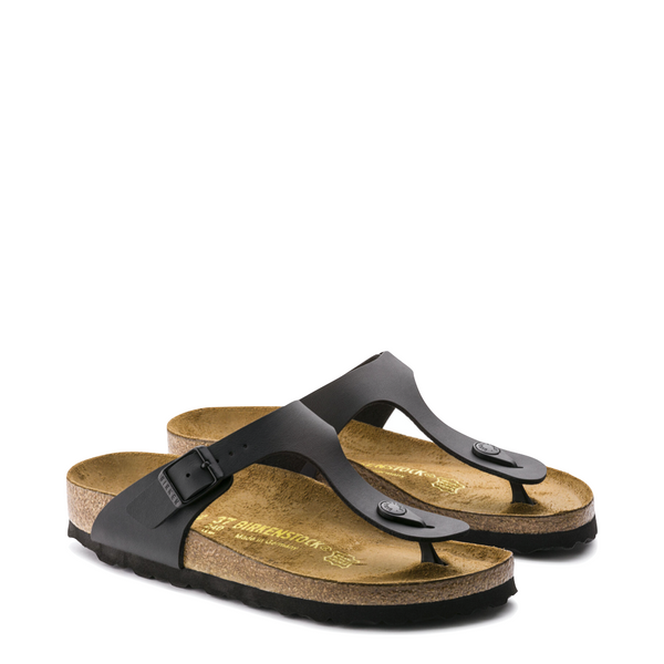 Birkenstock Women's Gizeh Birko-Flor Thong Sandal (Black)