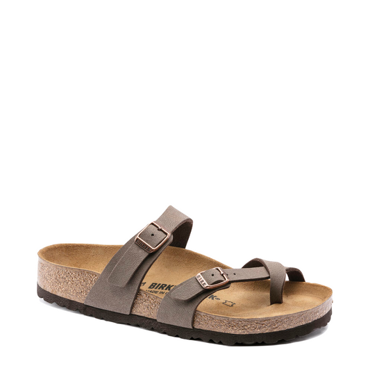 Toe view of Birkenstock Mayari Birko-Flor Toe Loop Sandal for women.