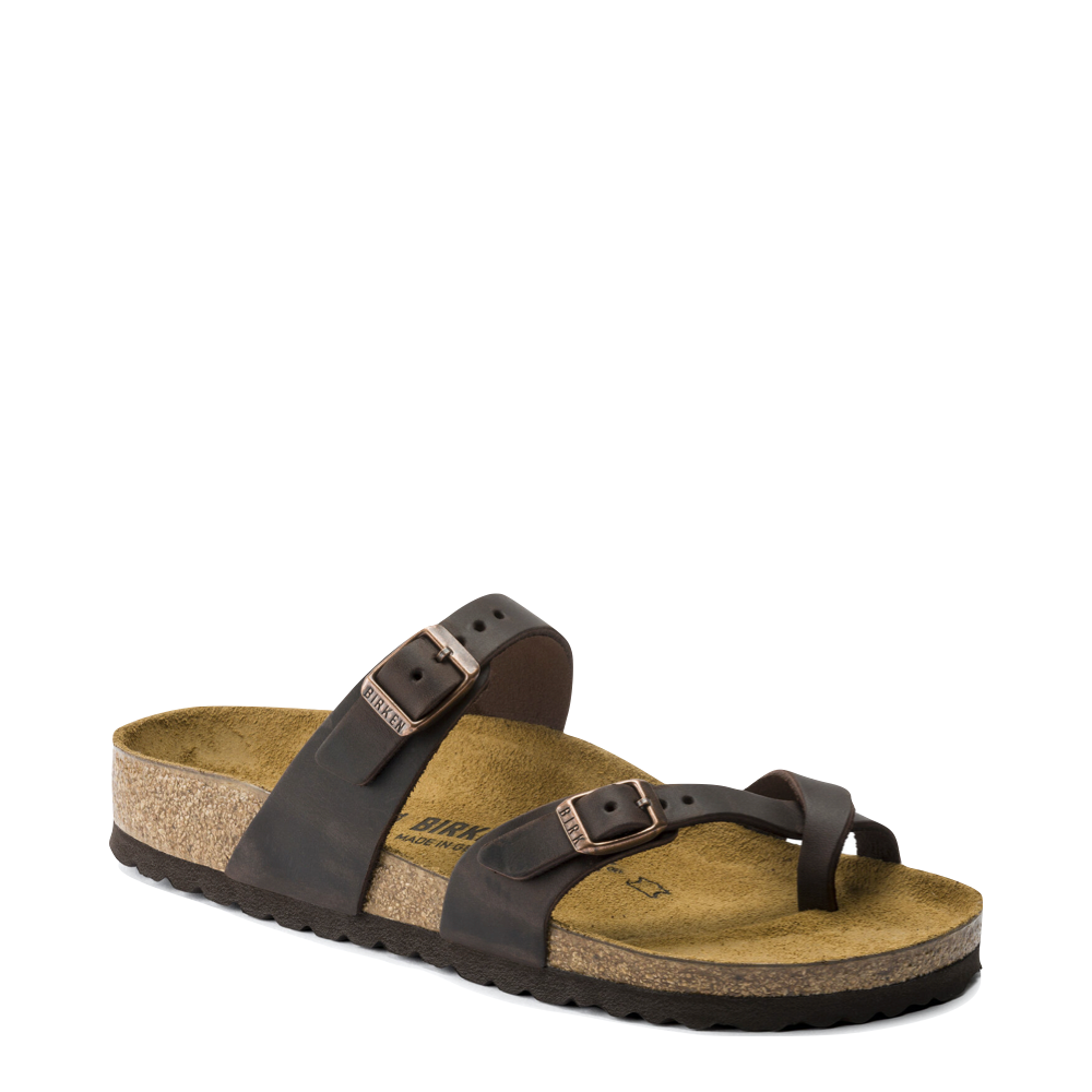 Toe view of Birkenstock Mayari Leather Toe Loop Sandal for women.
