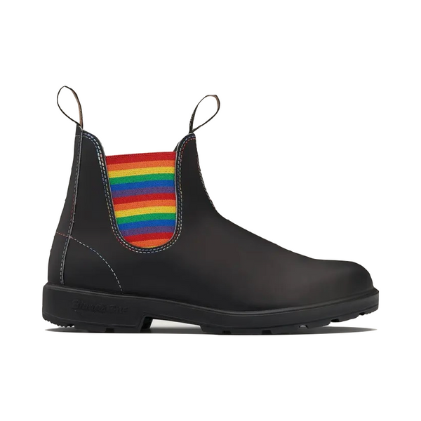 Blundstone Women's 2105 Rainbow Stripe Pull On Boot (Black/Rainbow Gore)