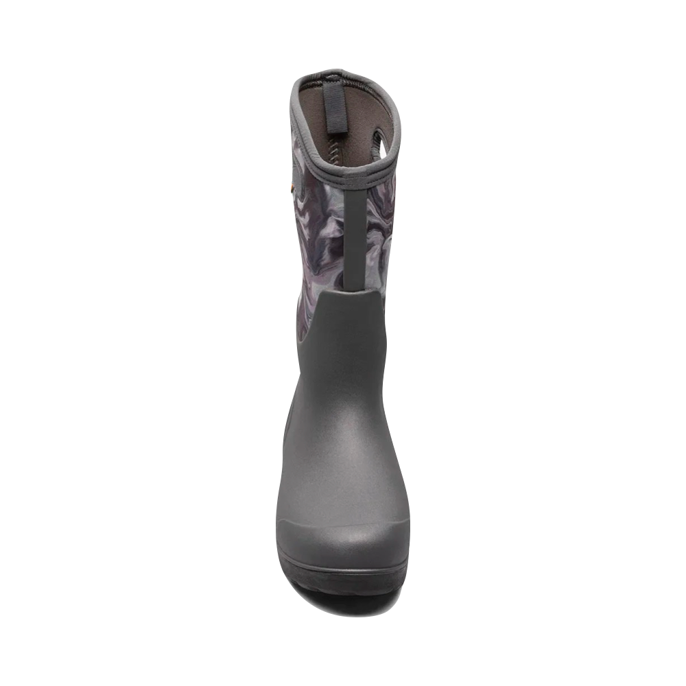 Front view of Bogs Neo-Classic Oil Twist Waterproof Pull On Boots for women.