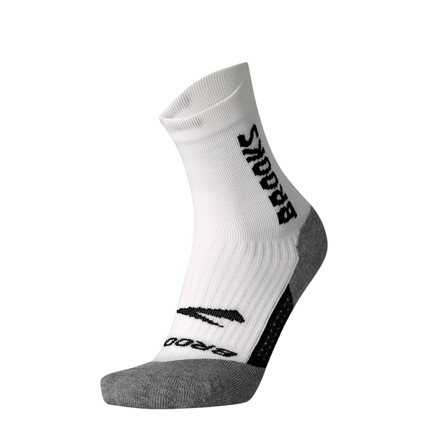 Brooks Ghost Crew Running Socks in White or Black