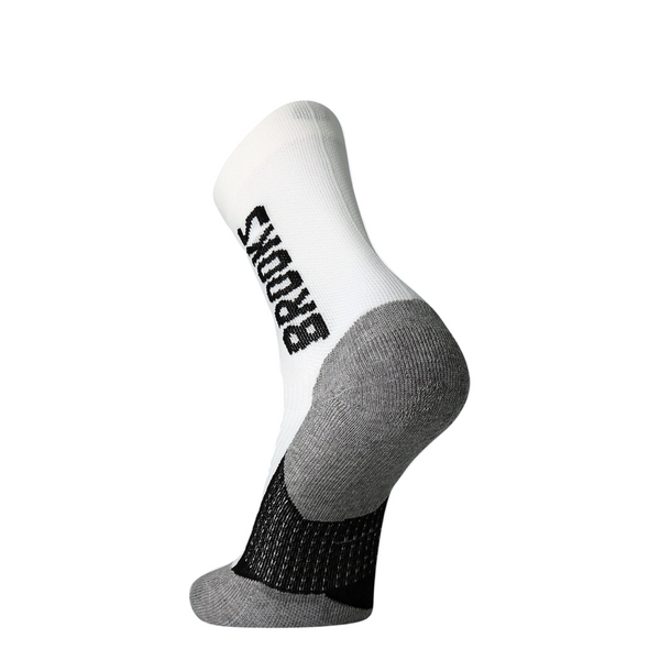 Brooks Ghost Crew Running Socks in White or Black
