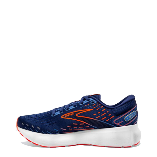 Brooks Men's Glycerin 20 Running Sneakers in Blue Depths/Palace Blue/Orange