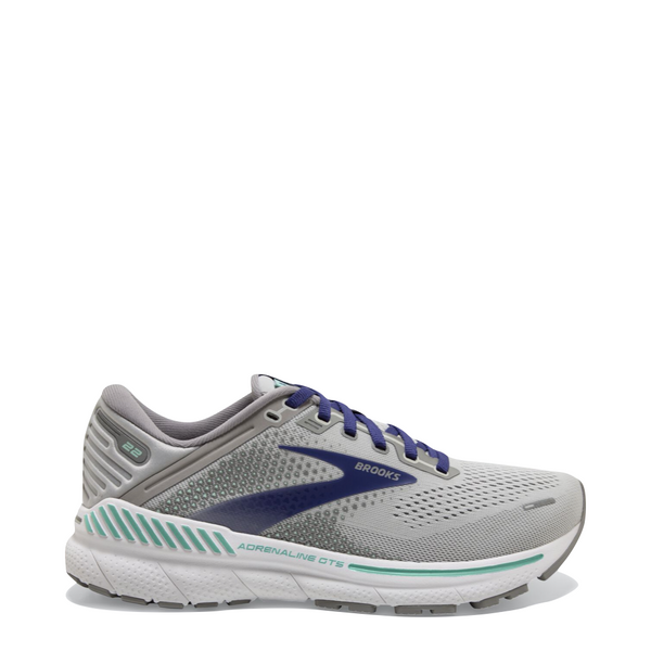 Brooks Women's Adrenaline GTS 22 Running Sneakers (Alloy/Blue/Green)
