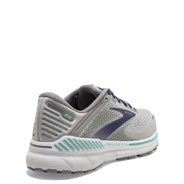 Brooks Women's Adrenaline GTS 22 Running Sneakers (Alloy/Blue/Green)