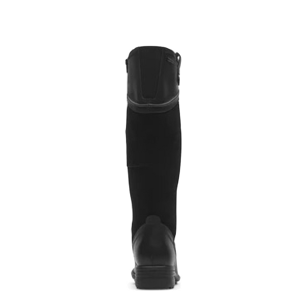 Cobb Hill by Rockport Women's Brunswick Tall Waterproof Leather Side Zip Boot (Black)
