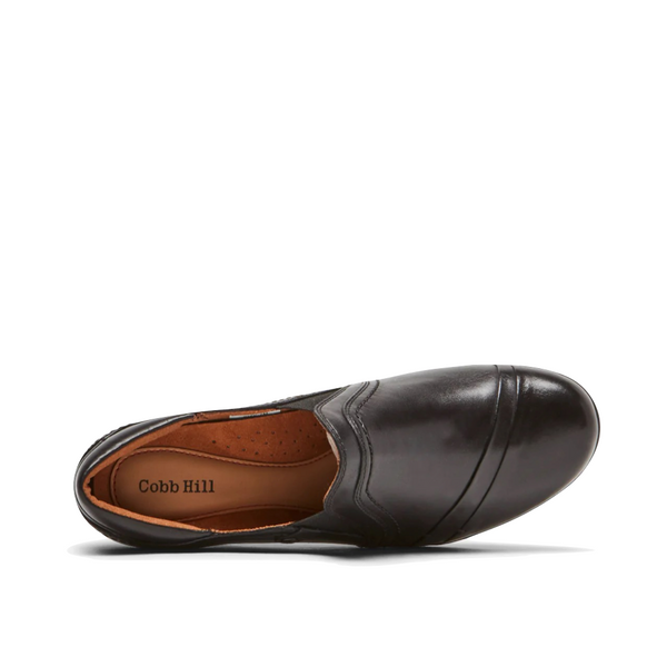 Cobb Hill by Rockport Women's Laurel Slip On Heeled Dress Shootie in Black
