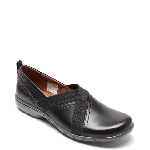 Cobb Hill by Rockport Women's Penfield Envelope Slip On Loafer in Black