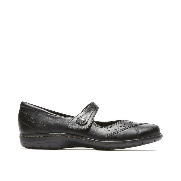 Cobb Hill by Rockport Women's Petra Leather Mary Jane (Black)