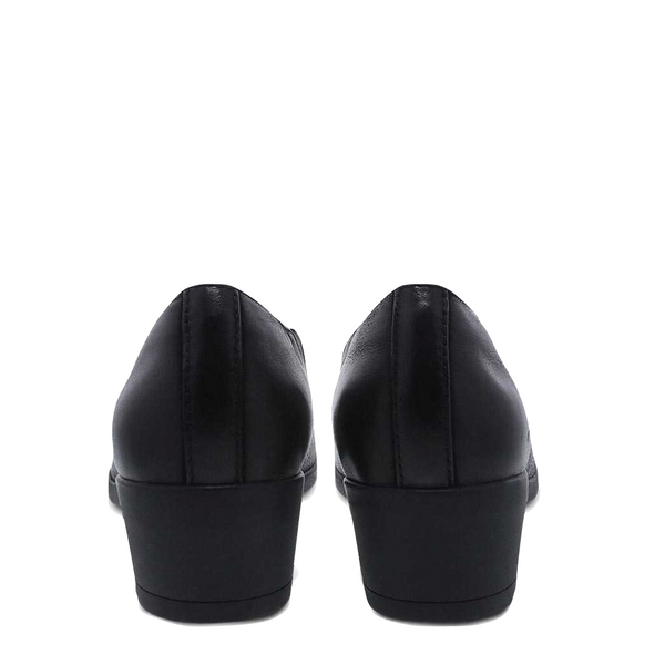 Dansko Women's Camdyn Heeled Slip On Dress Shoe in Black