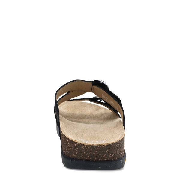 Dansko Women's Dayna Adjustable Strap Slide Sandal (Black)
