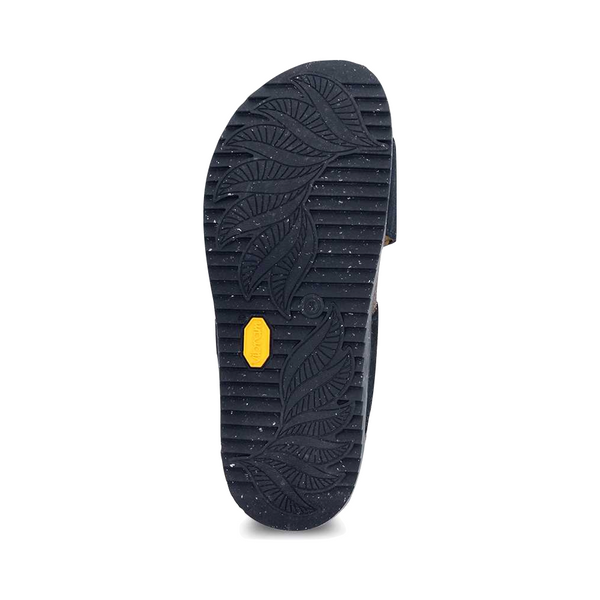 Dansko Women's Dayna Adjustable Strap Slide Sandal (Black)