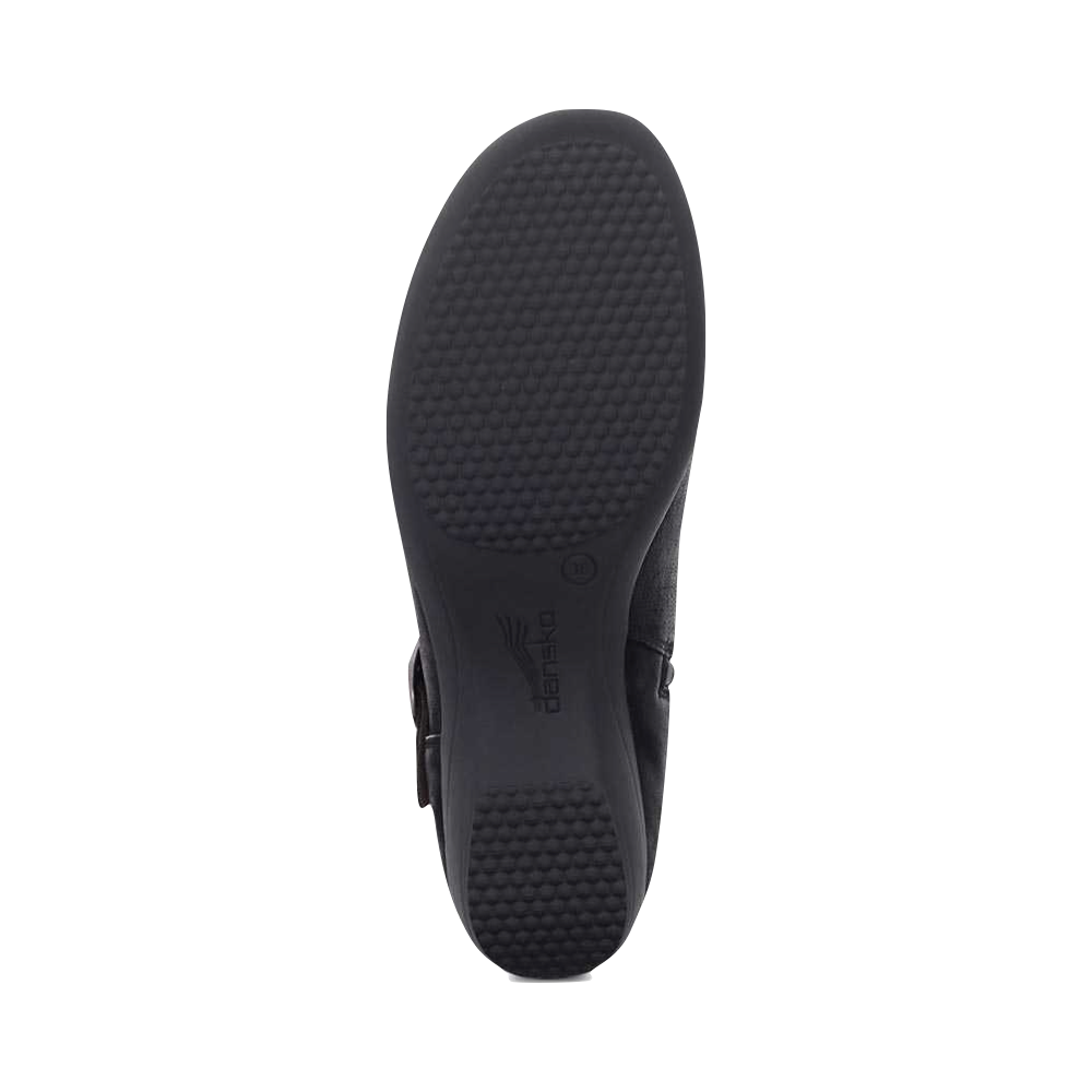 Dansko Women's Faithe Side Zip Heeled Boot (Black)