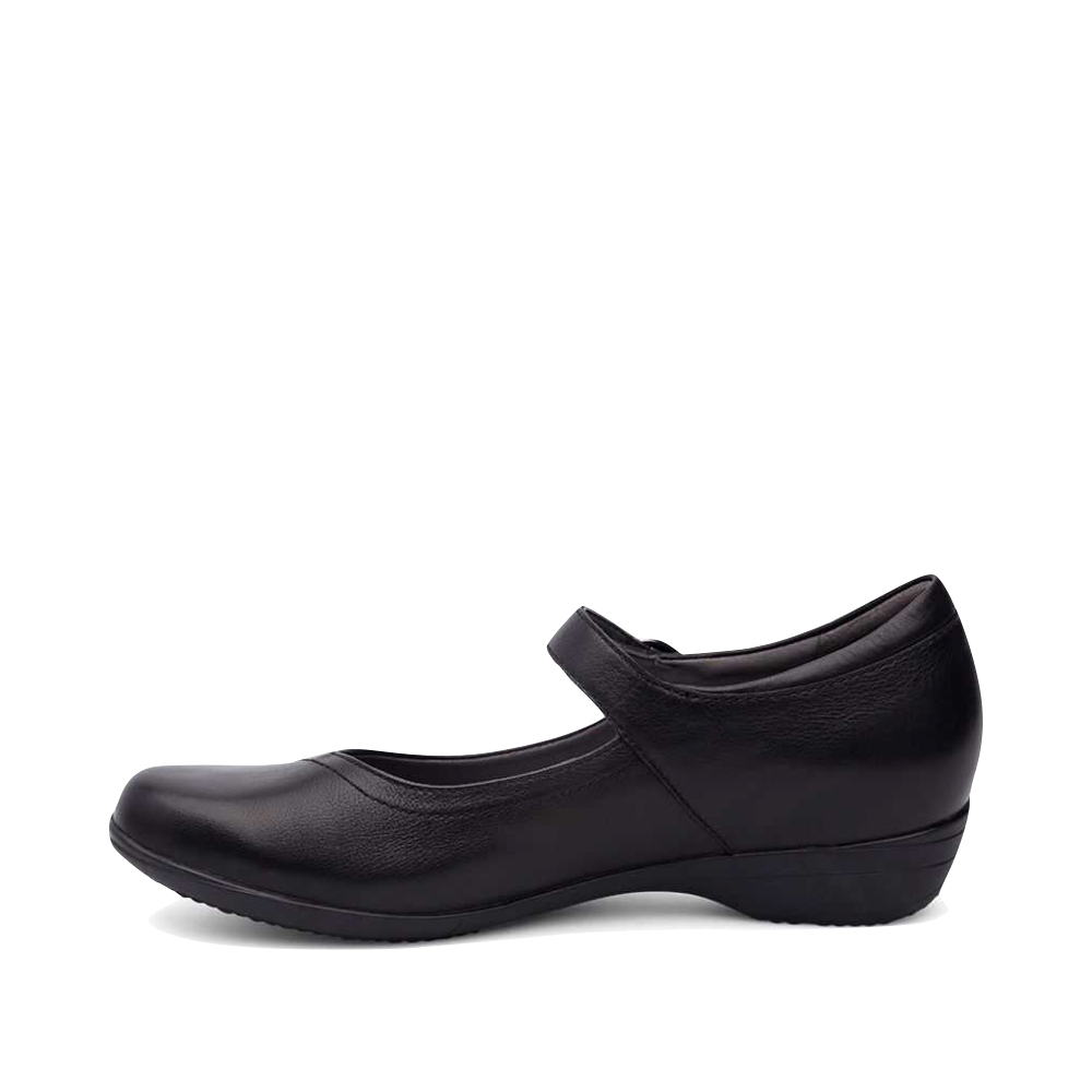 Dansko Women's Fawna Leather Mary Jane in Black