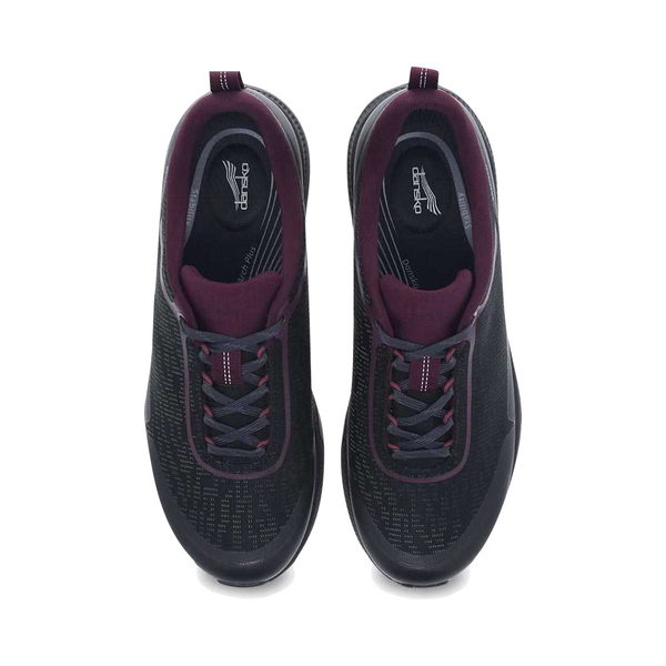 Dansko Women's Makayla Mesh Waterproof Lace Sneaker (Black Mesh)