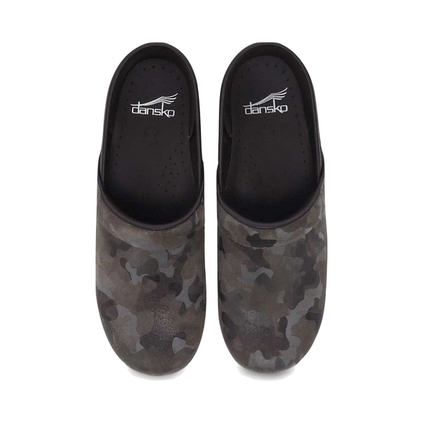 Dansko Women's Professional Closed Clog (Camo Suede)