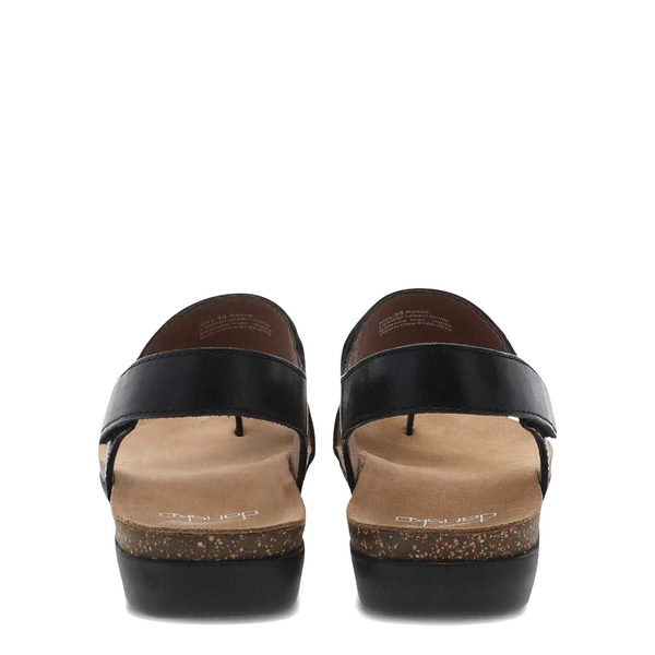 Dansko Women's Reece Thong Sandal (Black)