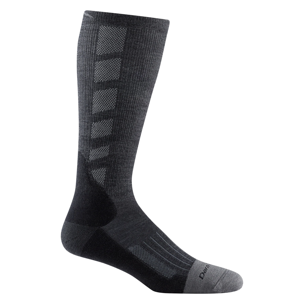 Side (right) view of Darn Tough Stanley K Mid Calf Lightweight Work sock for men.