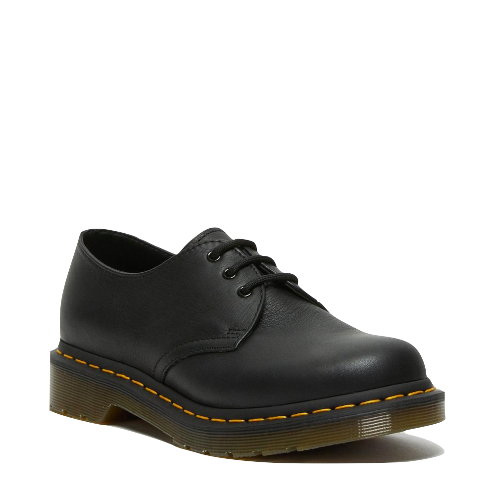 Dr. Martens Women's 1461 Virginia 3-Eye Leather Oxford (Black)