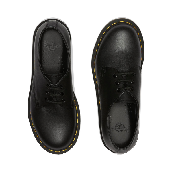 Dr. Martens Women's 1461 Virginia 3-Eye Leather Oxford (Black)