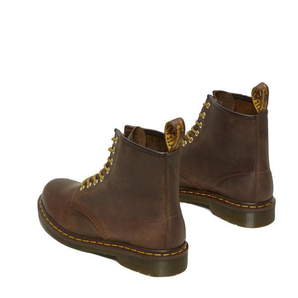Dr. Martens 8 Eye 1460 Crazy Horse Leather Lace Boot (Aztec Brown)