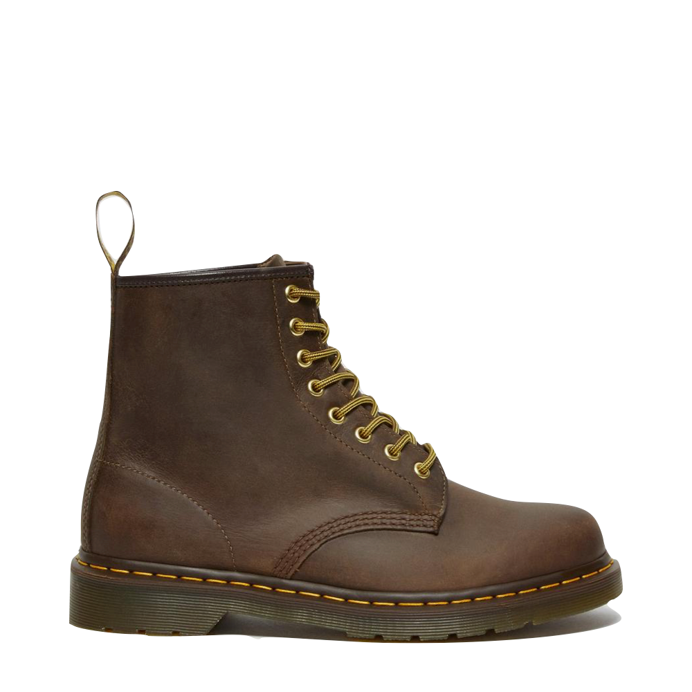 Dr. Martens 8 Eye 1460 Crazy Horse Leather Lace Boot (Aztec Brown)