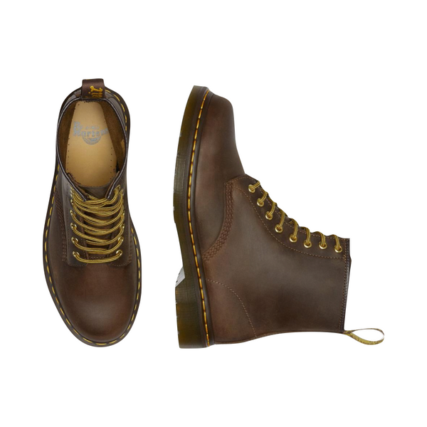 Dr. Martens 8 Eye 1460 Crazy Horse Leather Lace Boot (Aztec Brown)